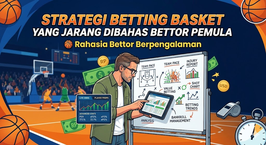 Read more about the article 🏀 Strategi Betting Basket yang Jarang Dibahas Bettor Pemula (Rahasia Bettor Berpengalaman)