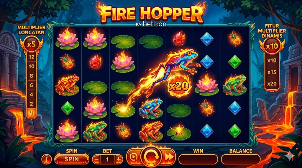 Read more about the article Fire Hopper Slot: Lompatan Api Berantai yang Menguji Nyali Pemburu Maxwin 2026